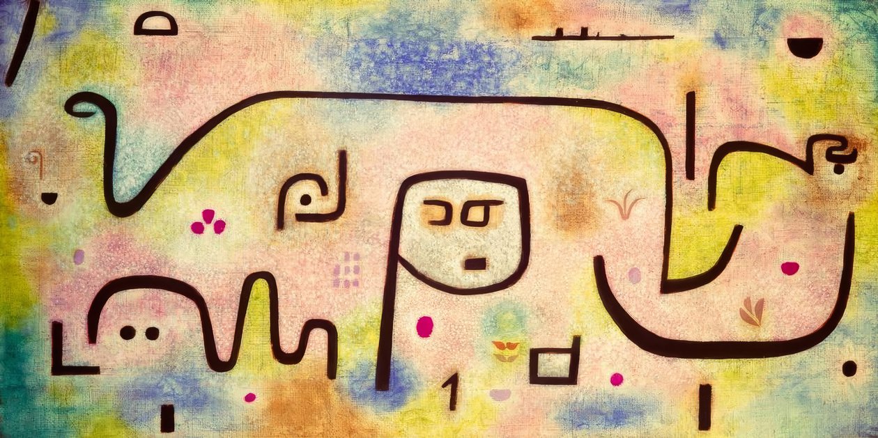 Słodko-gorzka wyspa autorstwa Paul Klee