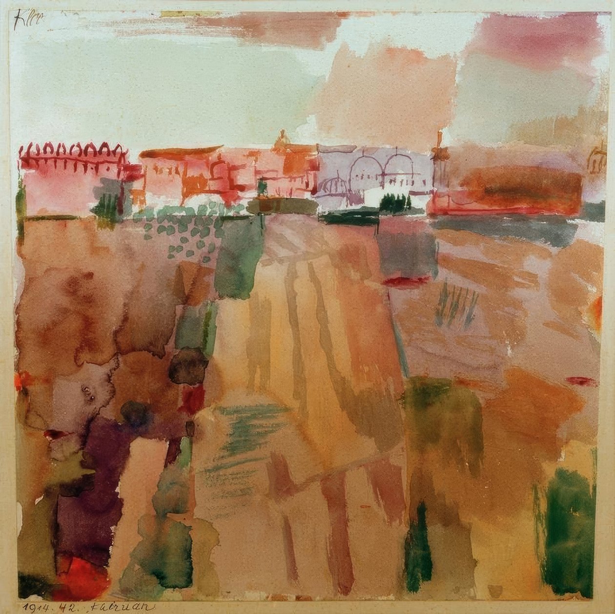 Kairouan autorstwa Paul Klee