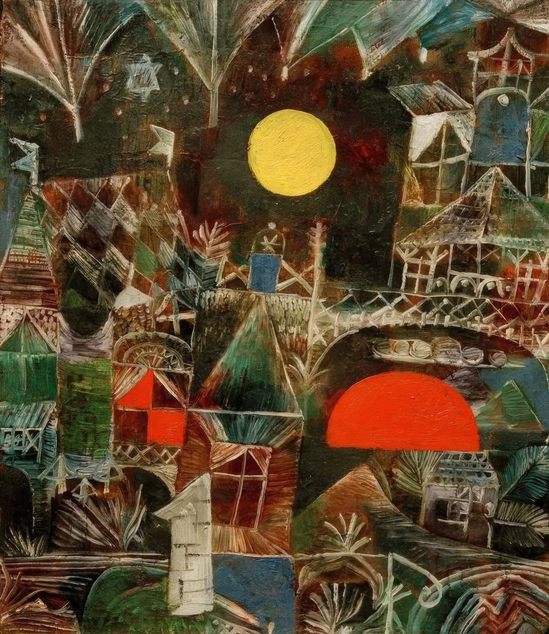 wschód-zachód księżyca autorstwa Paul Klee