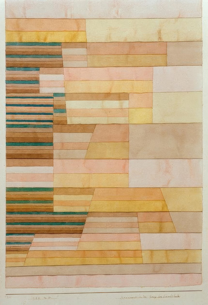 Pomnik na granicy krainy owocującej autorstwa Paul Klee