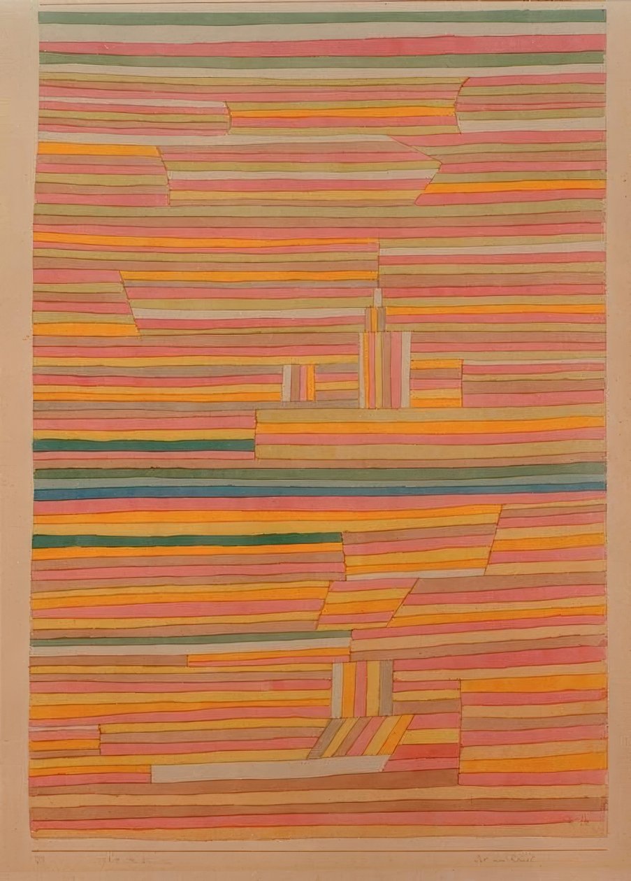 Miejsce nad kanałem autorstwa Paul Klee