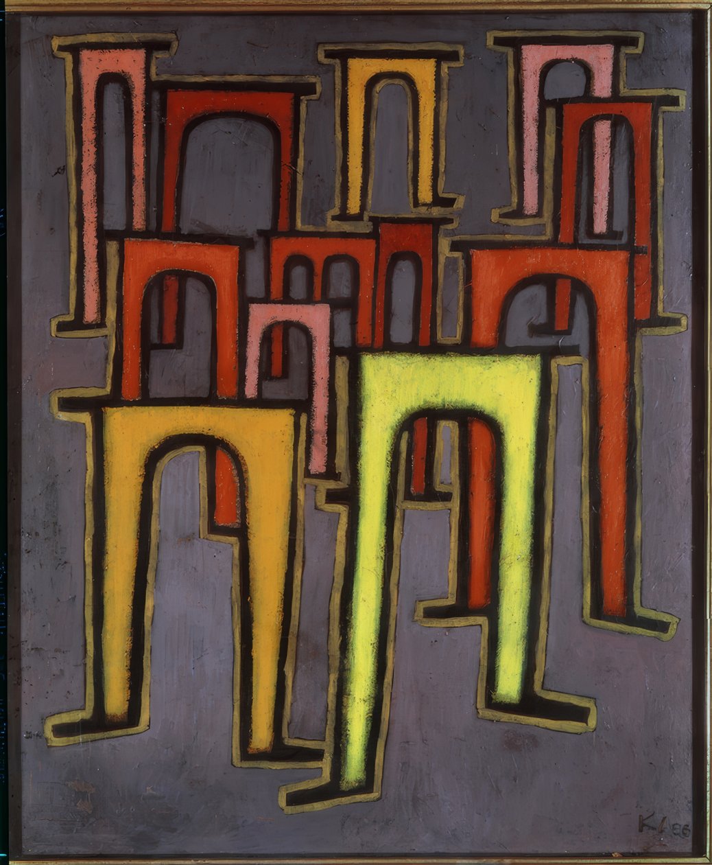 Rewolucja wiaduktu autorstwa Paul Klee