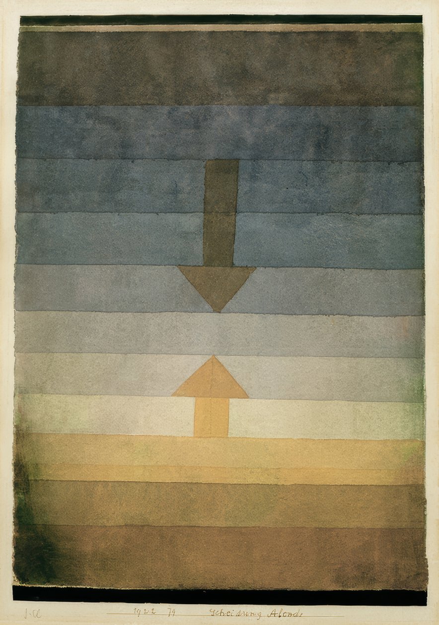 Rozwód wieczorem autorstwa Paul Klee