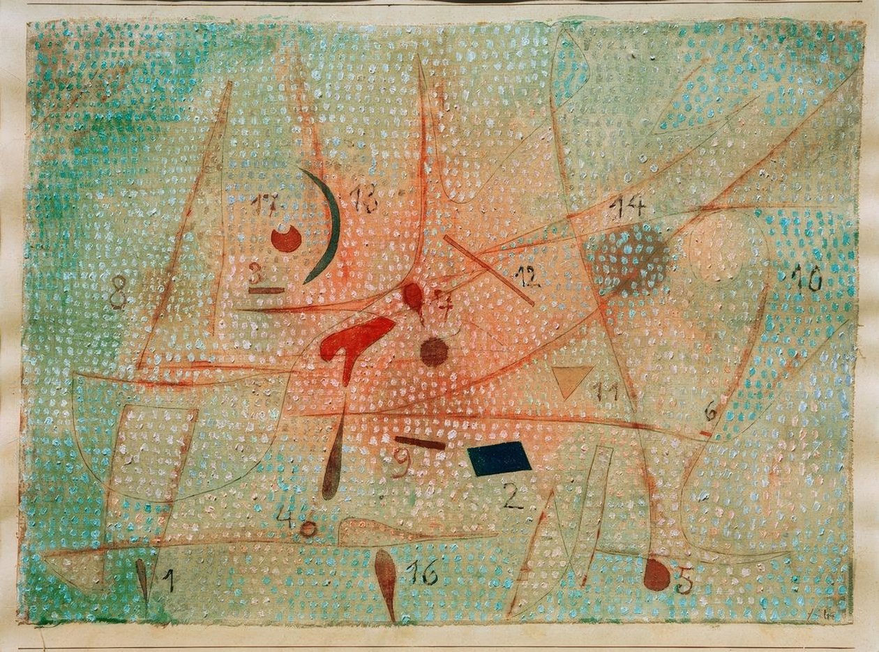 Siedemnaście przypraw autorstwa Paul Klee