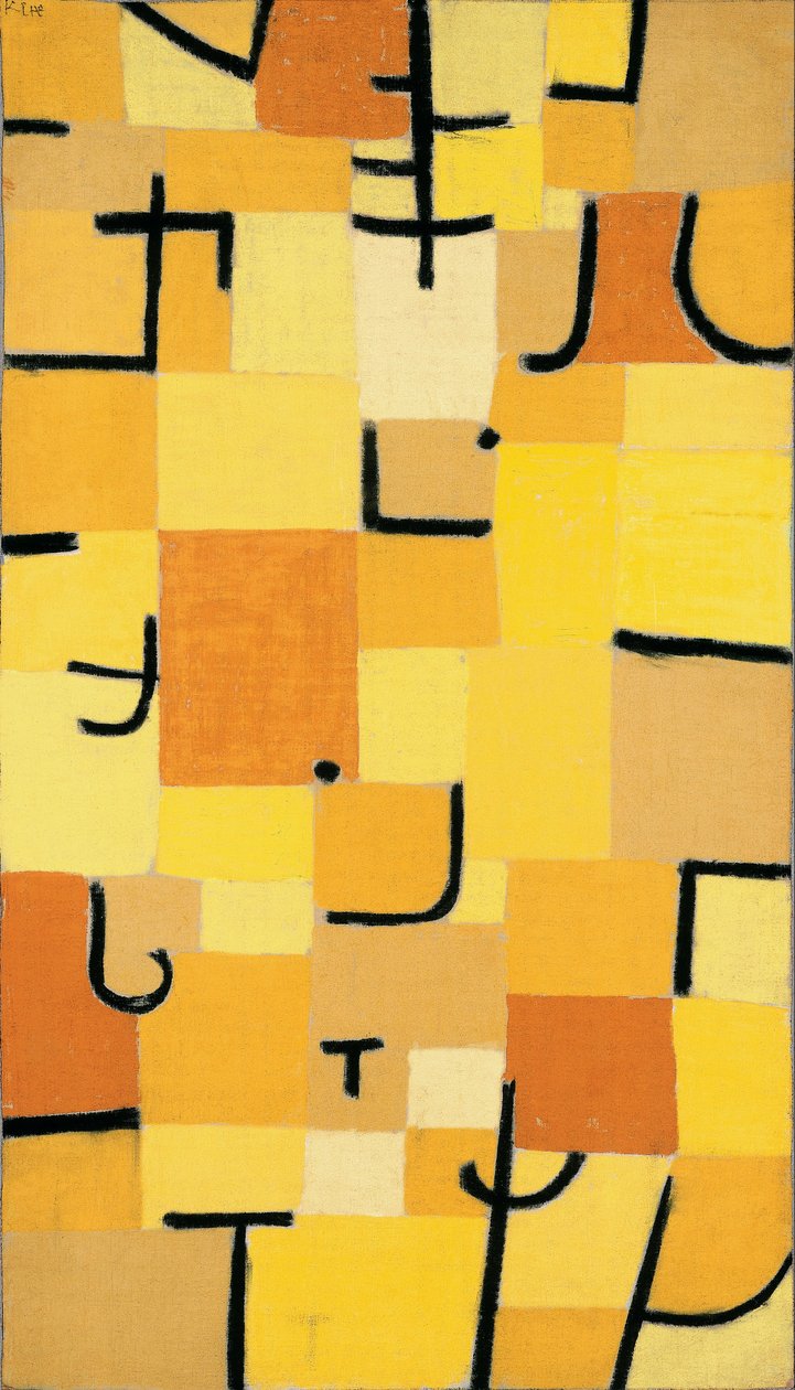 Znaki na żółto autorstwa Paul Klee