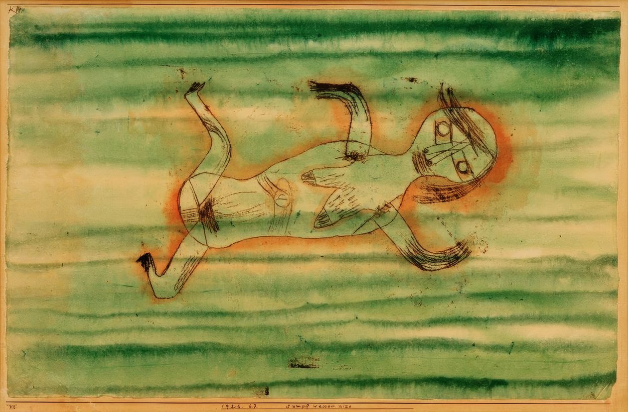 Syrena z bagiennej wody autorstwa Paul Klee