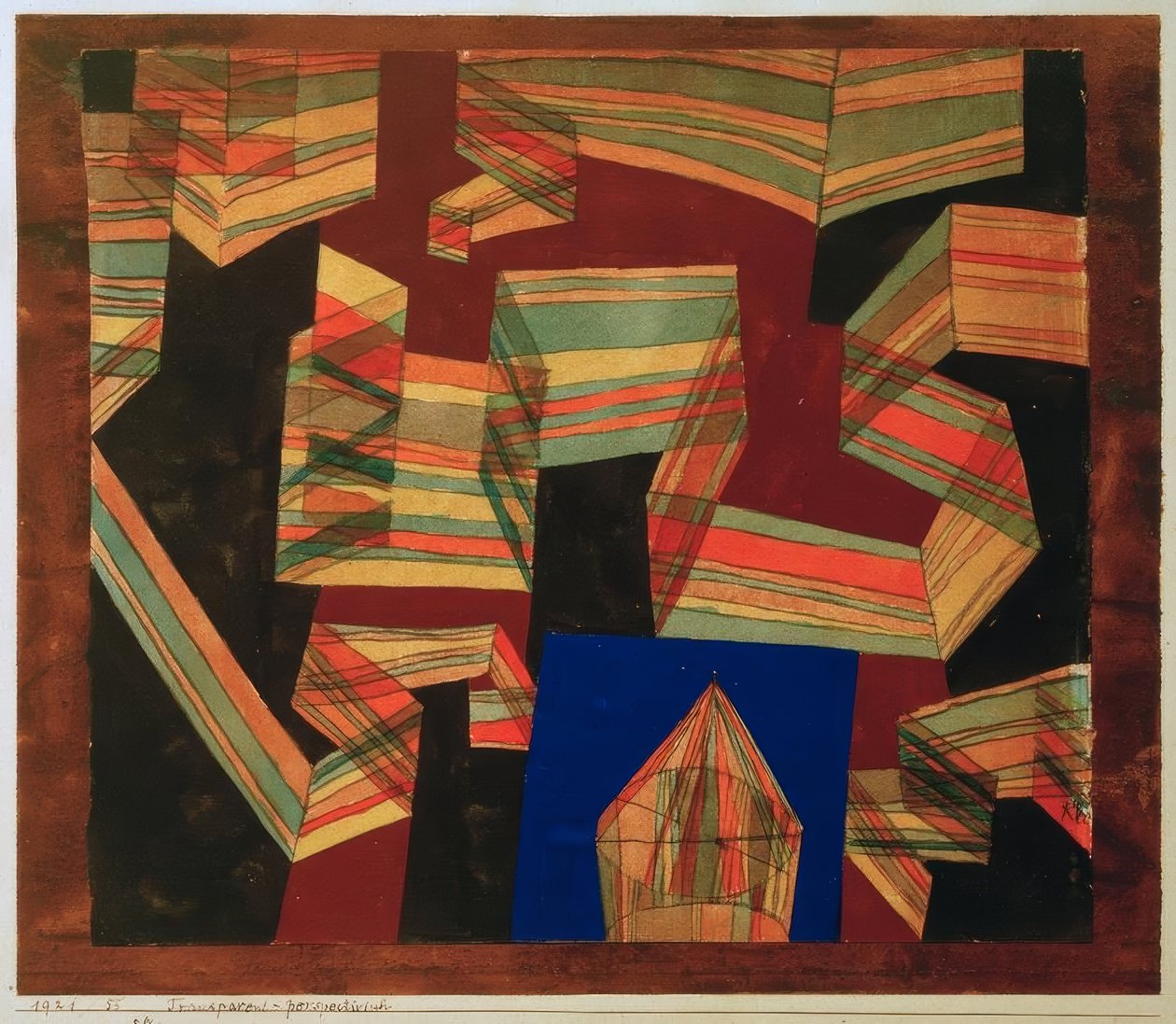 Przezroczysta perspektywa autorstwa Paul Klee