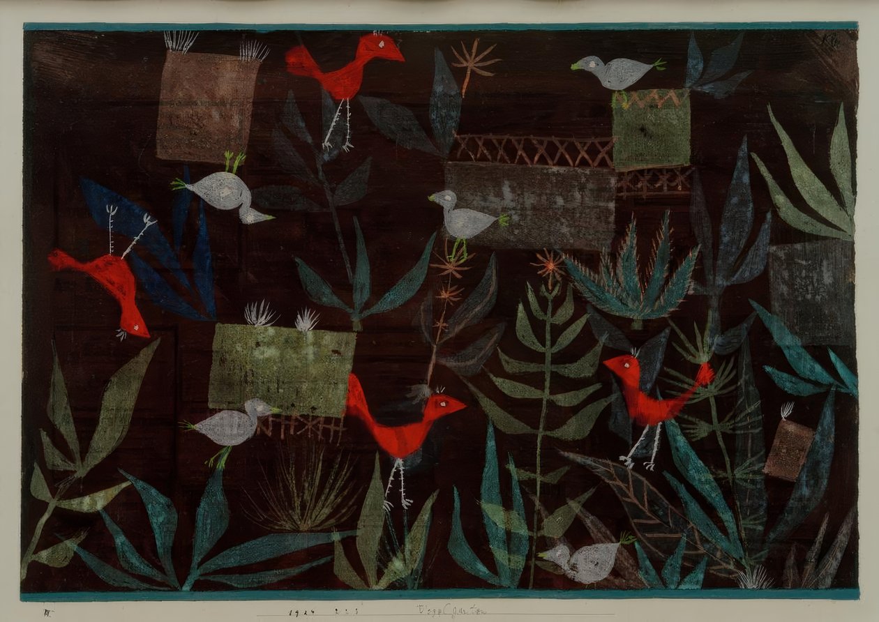 Ogród dla ptaków autorstwa Paul Klee