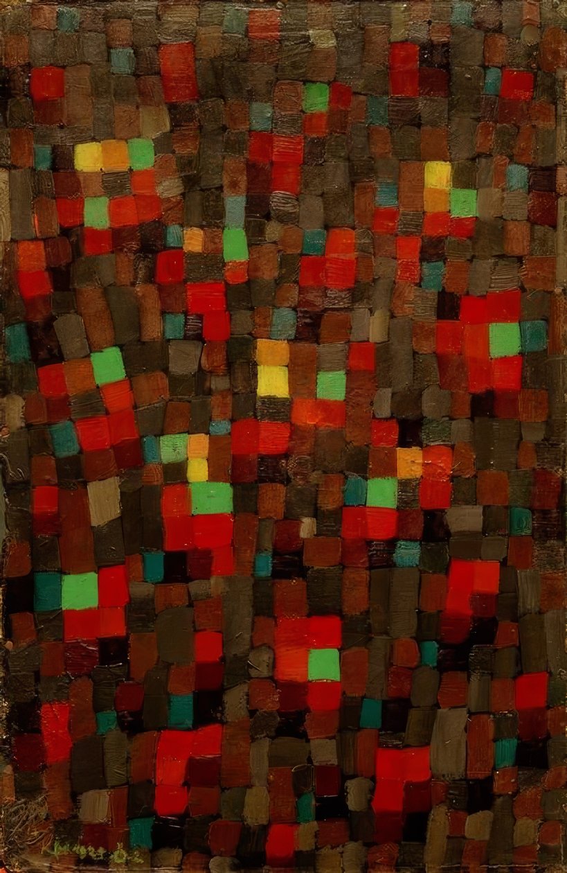 Jak szklane okno autorstwa Paul Klee