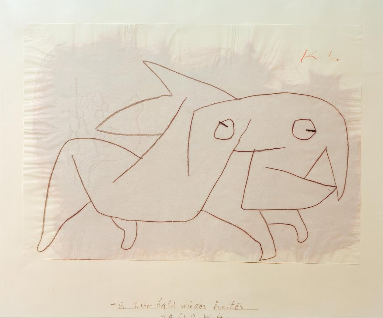 zwierzę wkrótce znów wesołe autorstwa Paul Klee