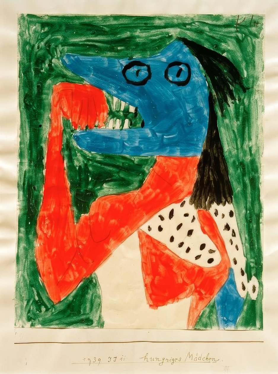 głodna dziewczyna autorstwa Paul Klee