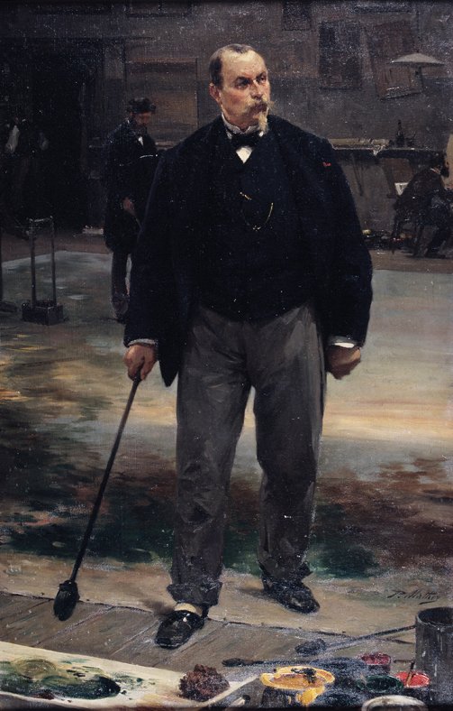 Portret malarza Rube, dekoratora Operan autorstwa Paul Mathey