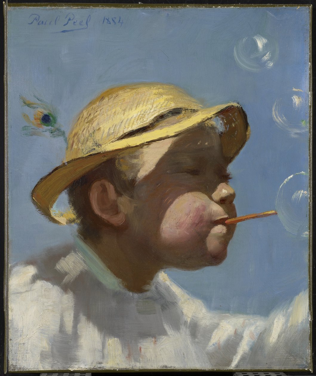 Chłopiec z bańki, 1884 autorstwa Paul Peel