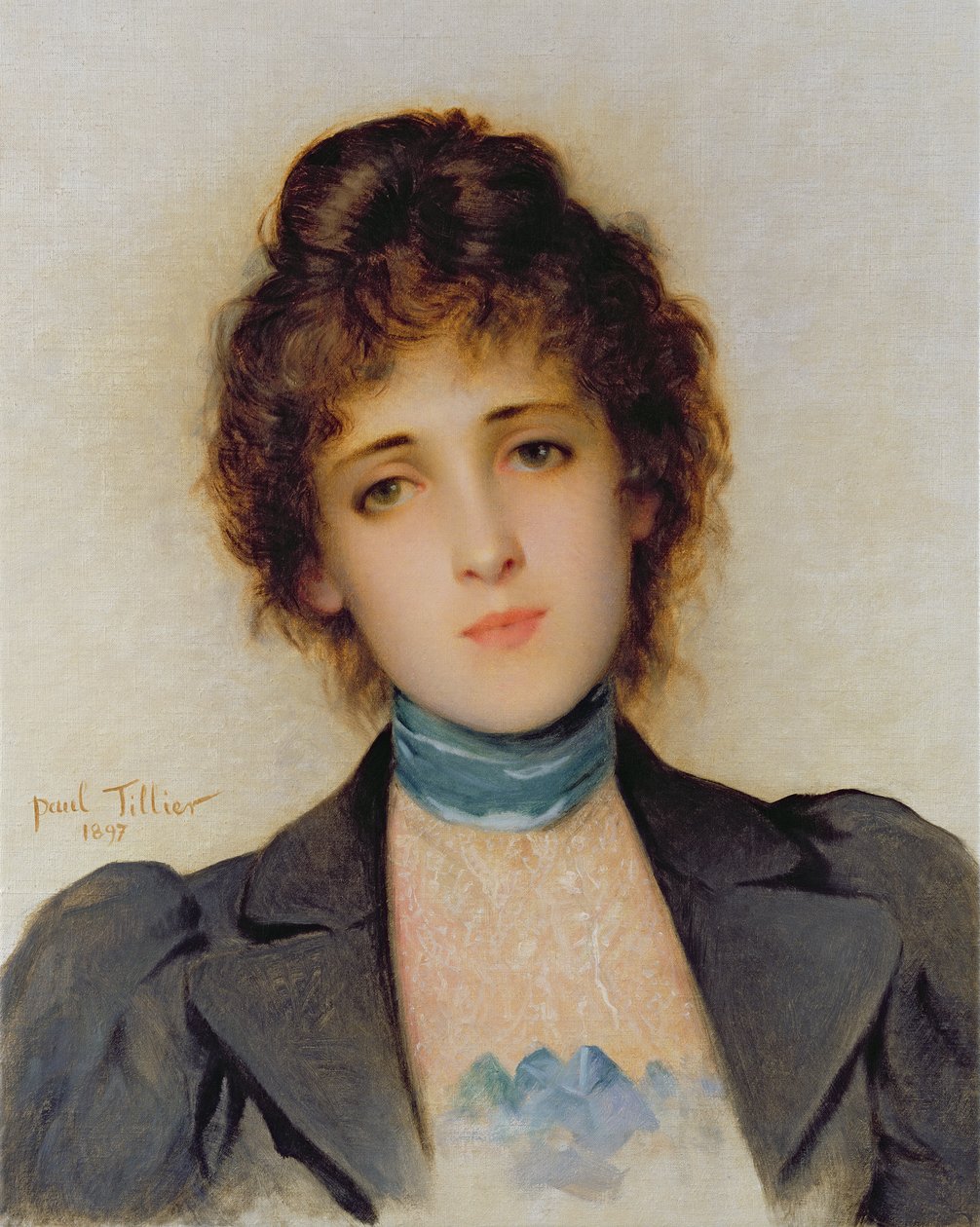 Portret kobiety, 1897 autorstwa Paul Prosper Tillier