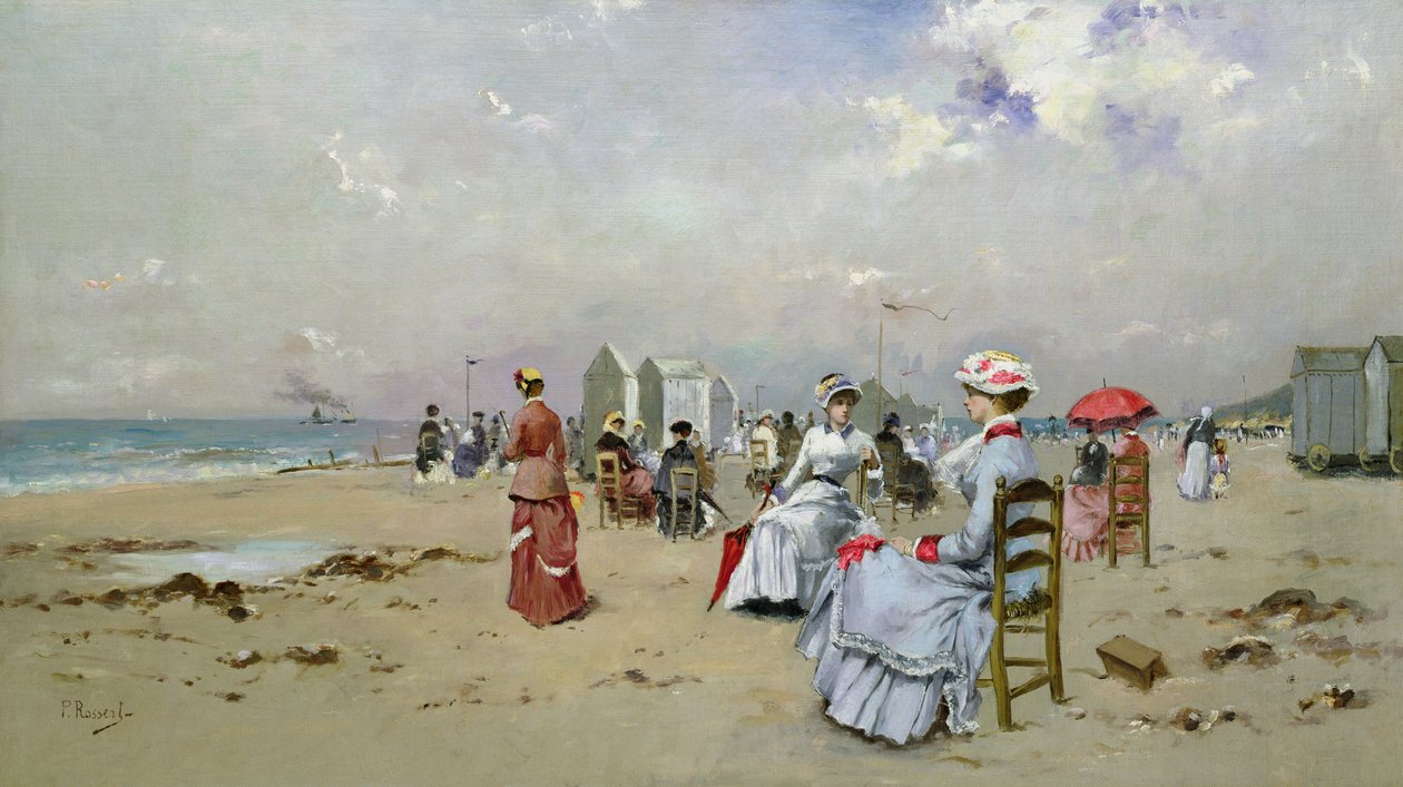 Plaża Trouville autorstwa Paul Rossert