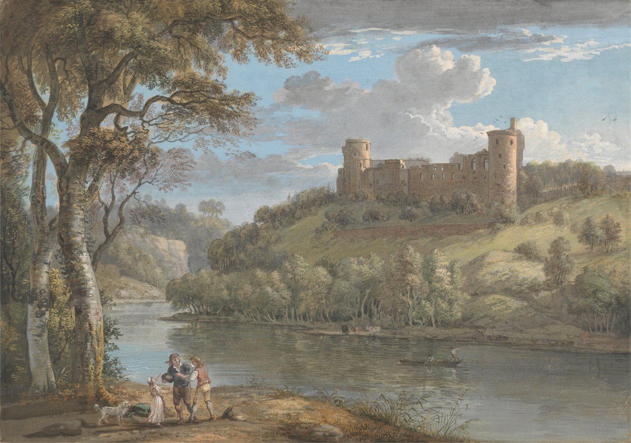 Zamek Bothwell, od południa autorstwa Paul Sandby