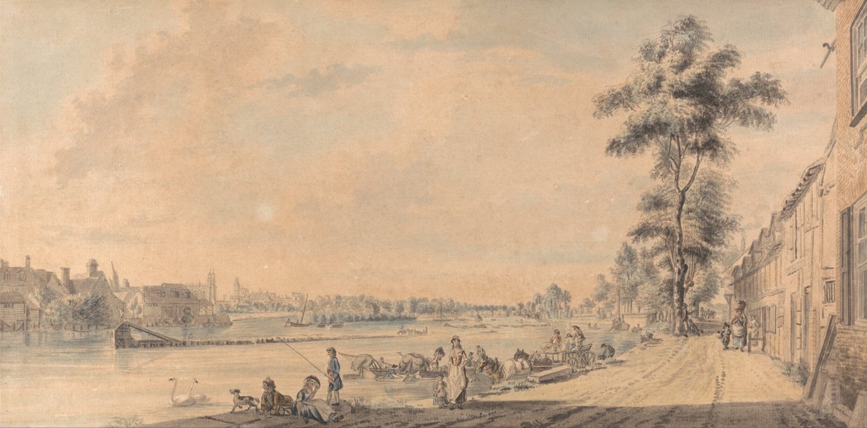 Eton College z południa autorstwa Paul Sandby