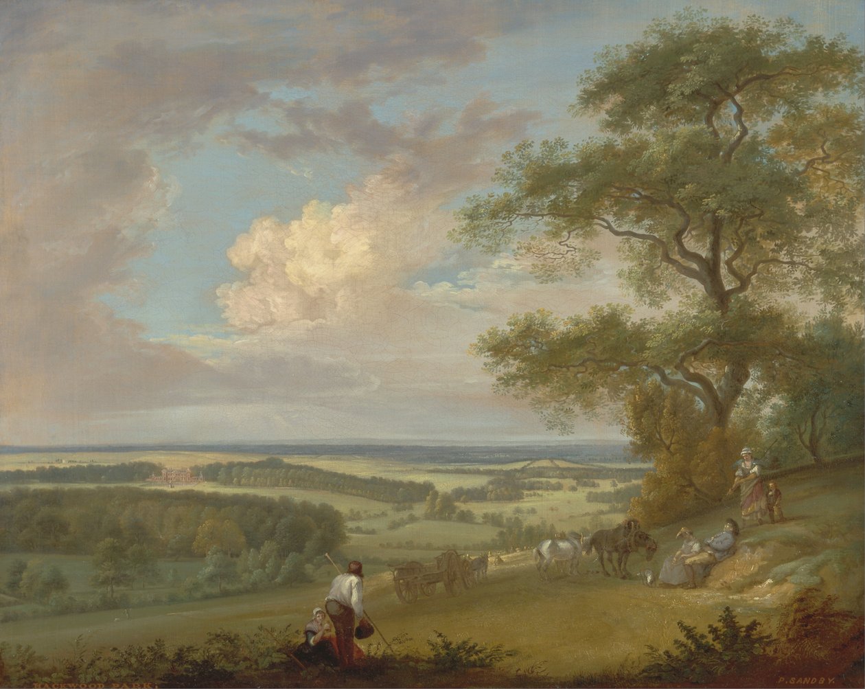 Hackwood Park, Hampshire autorstwa Paul Sandby
