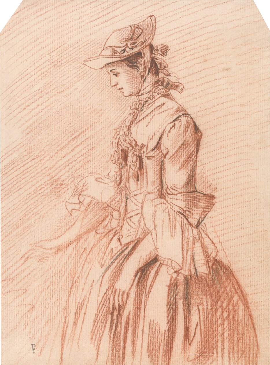 Dama w czepku autorstwa Paul Sandby