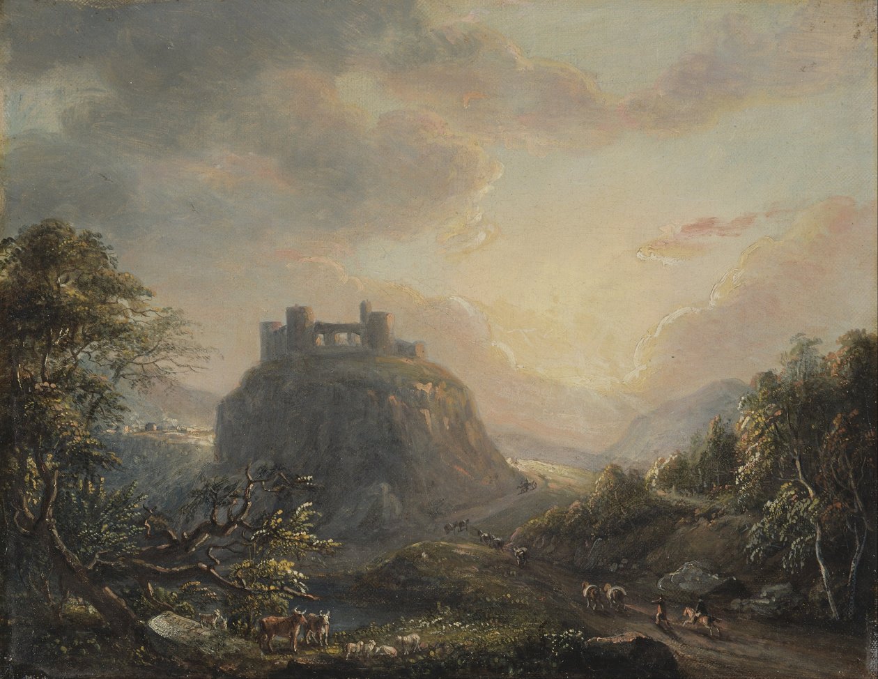 Krajobraz z zamkiem autorstwa Paul Sandby