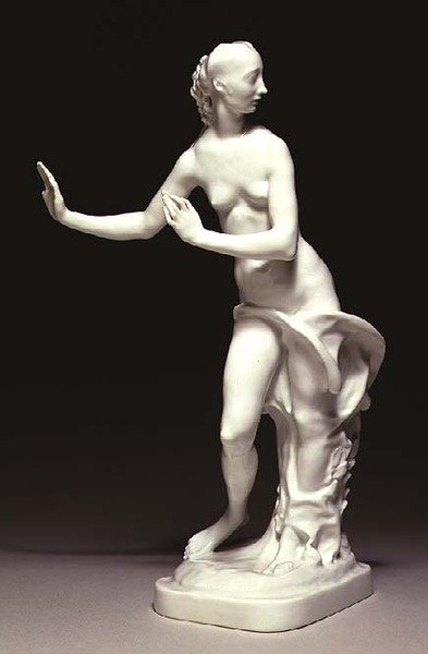 Figura Daphne, Berlin, 1925 (szkliwiona porcelana) autorstwa Paul Scheurich