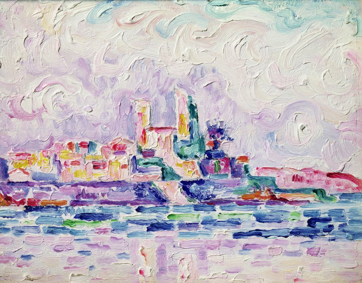 Antibes (badanie), 1918-19 autorstwa Paul Signac