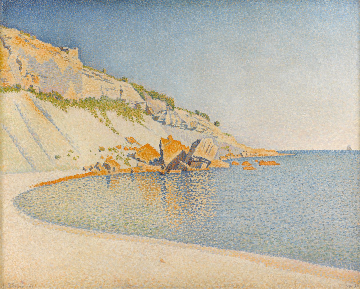 Cassis, Cap Lombard, Opus 196 autorstwa Paul Signac