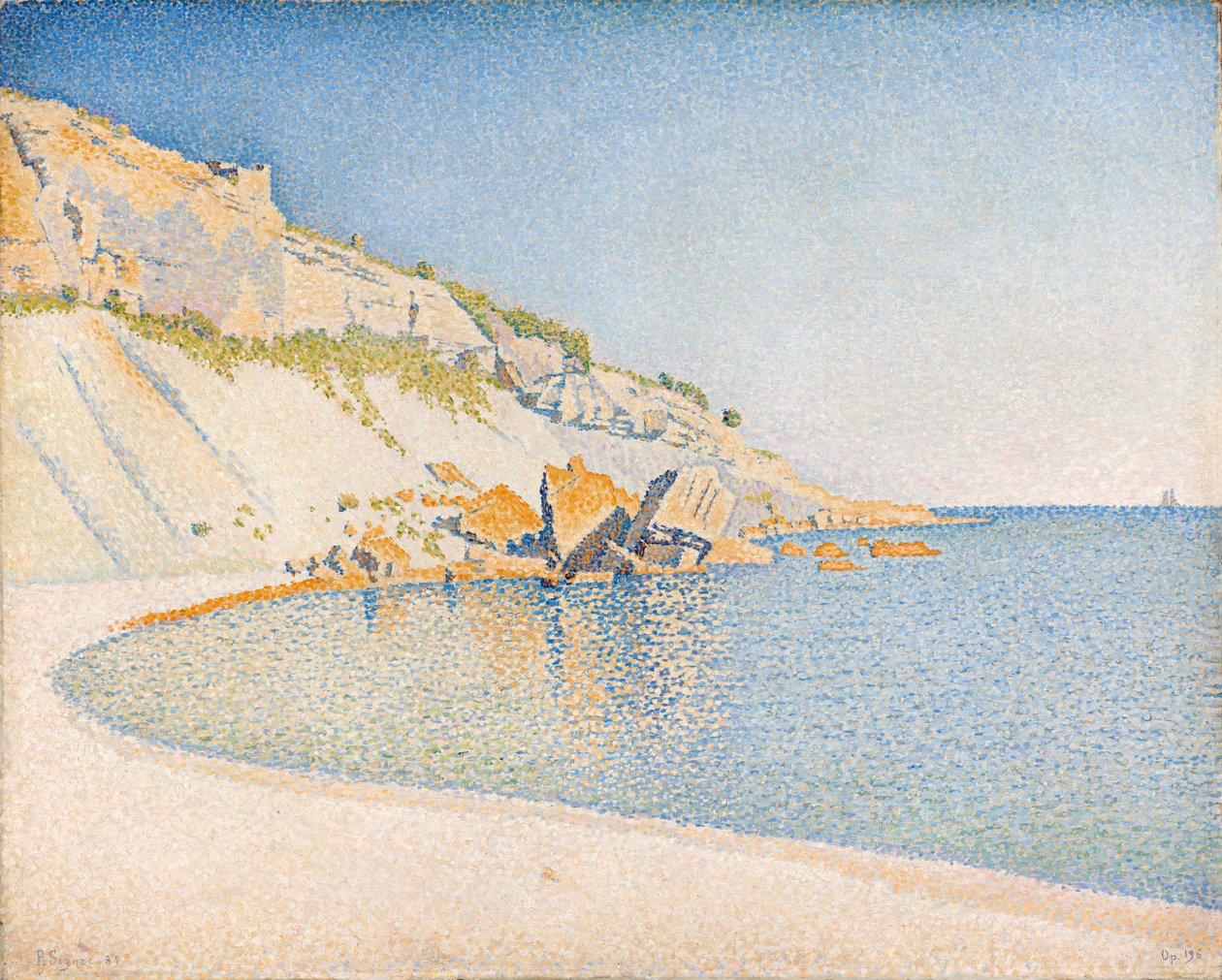 Riwiera Francuska, 1889 autorstwa Paul Signac