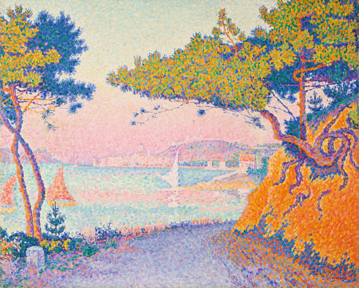 Golfe Juan autorstwa Paul Signac