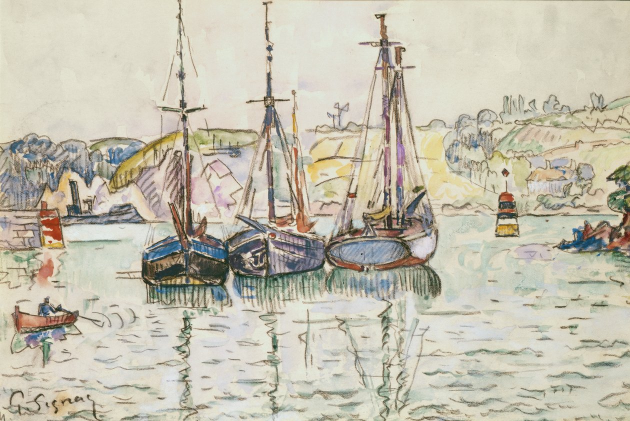 Lezardrieux autorstwa Paul Signac