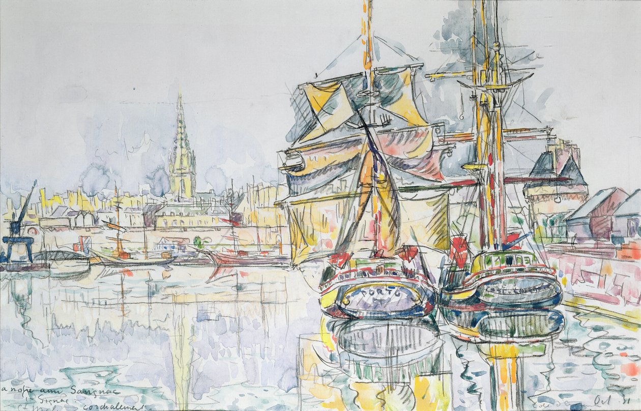 „Szmaragdowe Wybrzeże”, St. Malo, 1931 autorstwa Paul Signac
