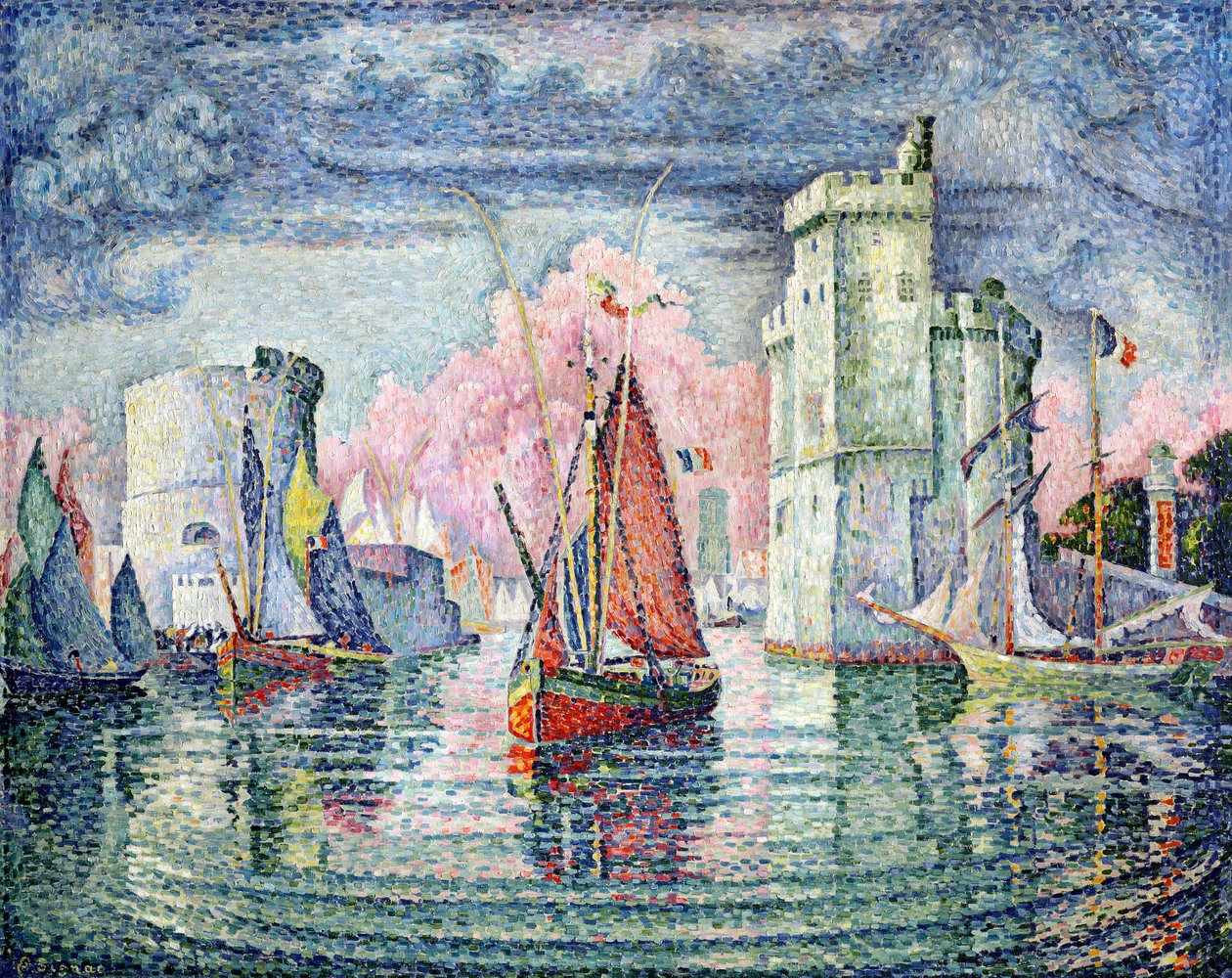 Port w La Rochelle, 1921 autorstwa Paul Signac