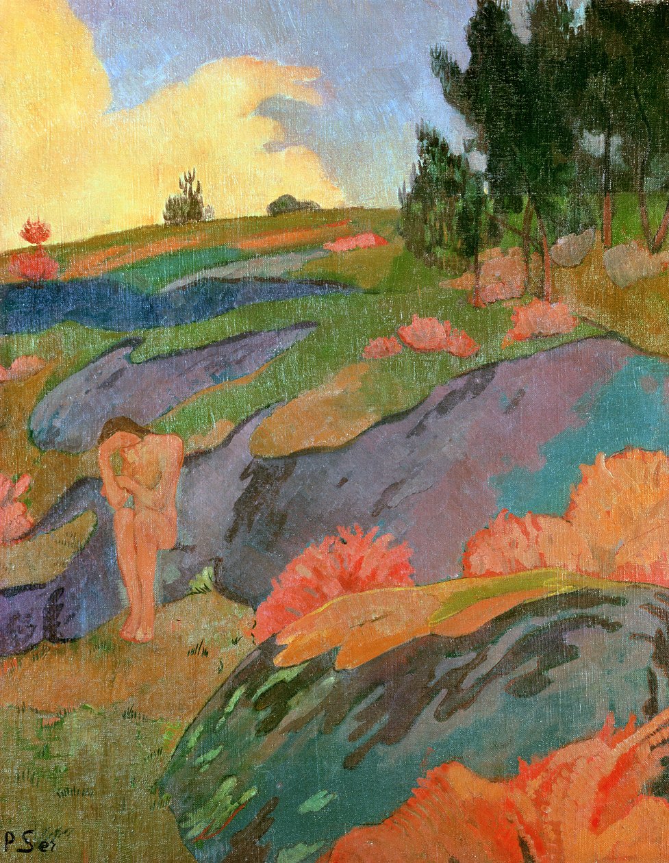 Breton Eve lub Melancholia, ok. 1890 r. autorstwa Paul Sérusier