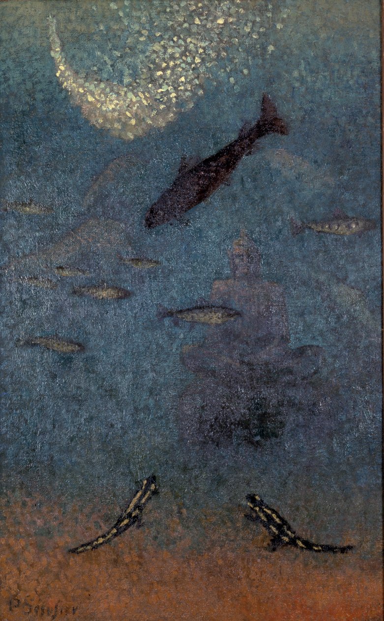Zanurzony Budda, ok. 1910 r. autorstwa Paul Sérusier