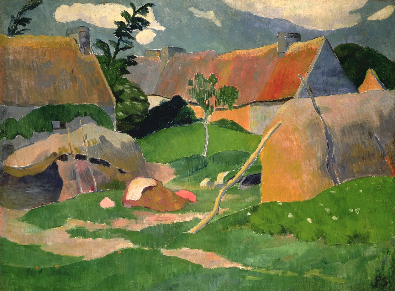 Niezidentyfikowany krajobraz autorstwa Paul Sérusier