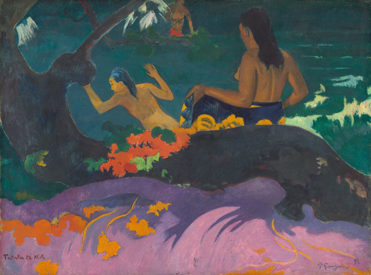 Blisko snu (nad morzem) autorstwa Paul Gauguin