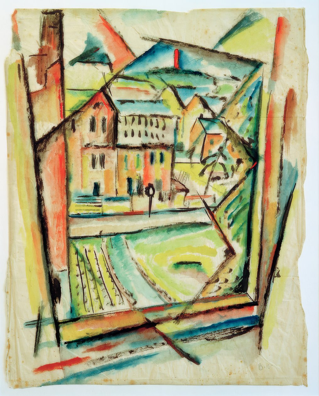 Widok przez okno autorstwa Paul Adolf Seehaus