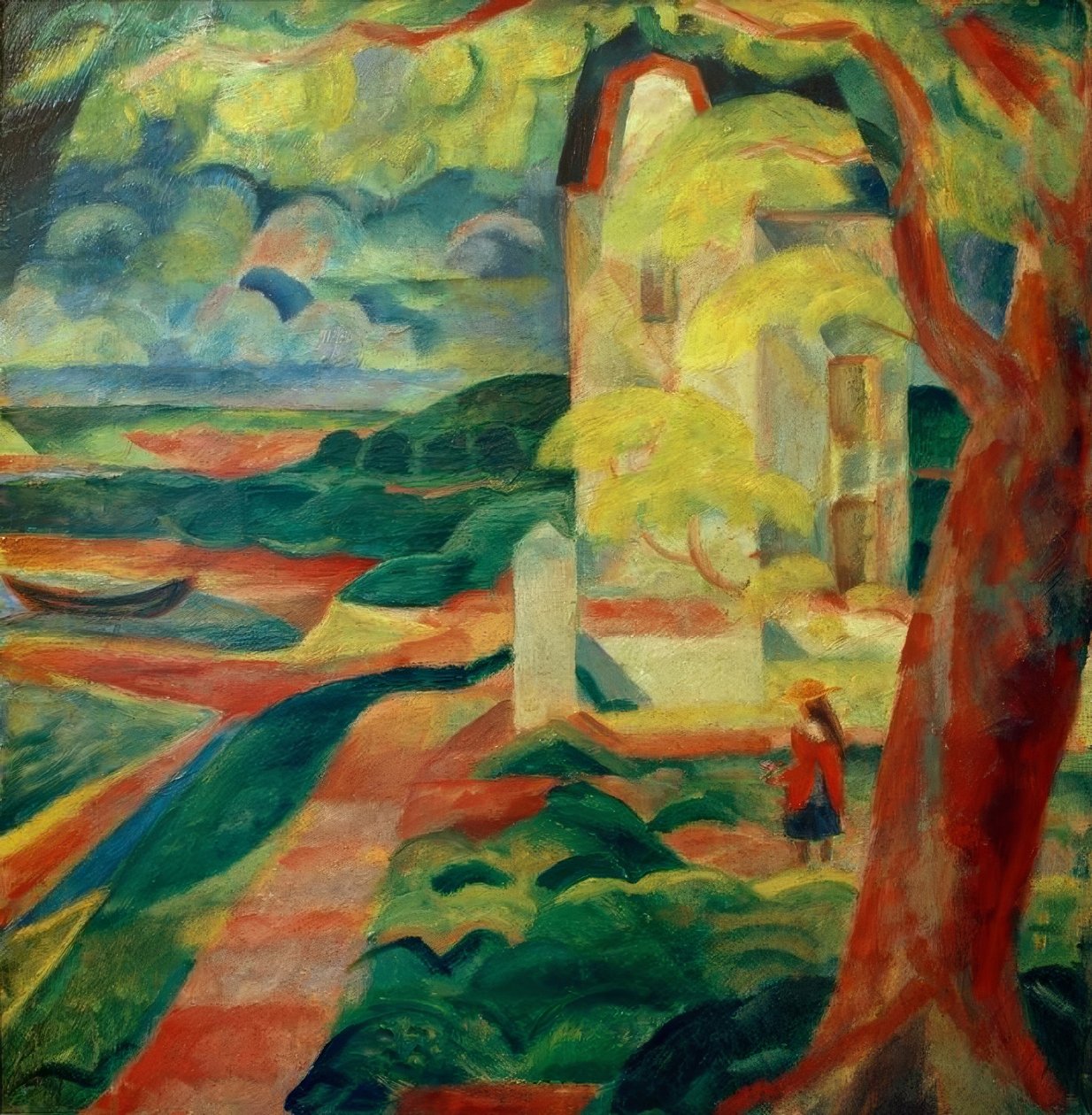 Dom na wodzie autorstwa Paul Adolf Seehaus