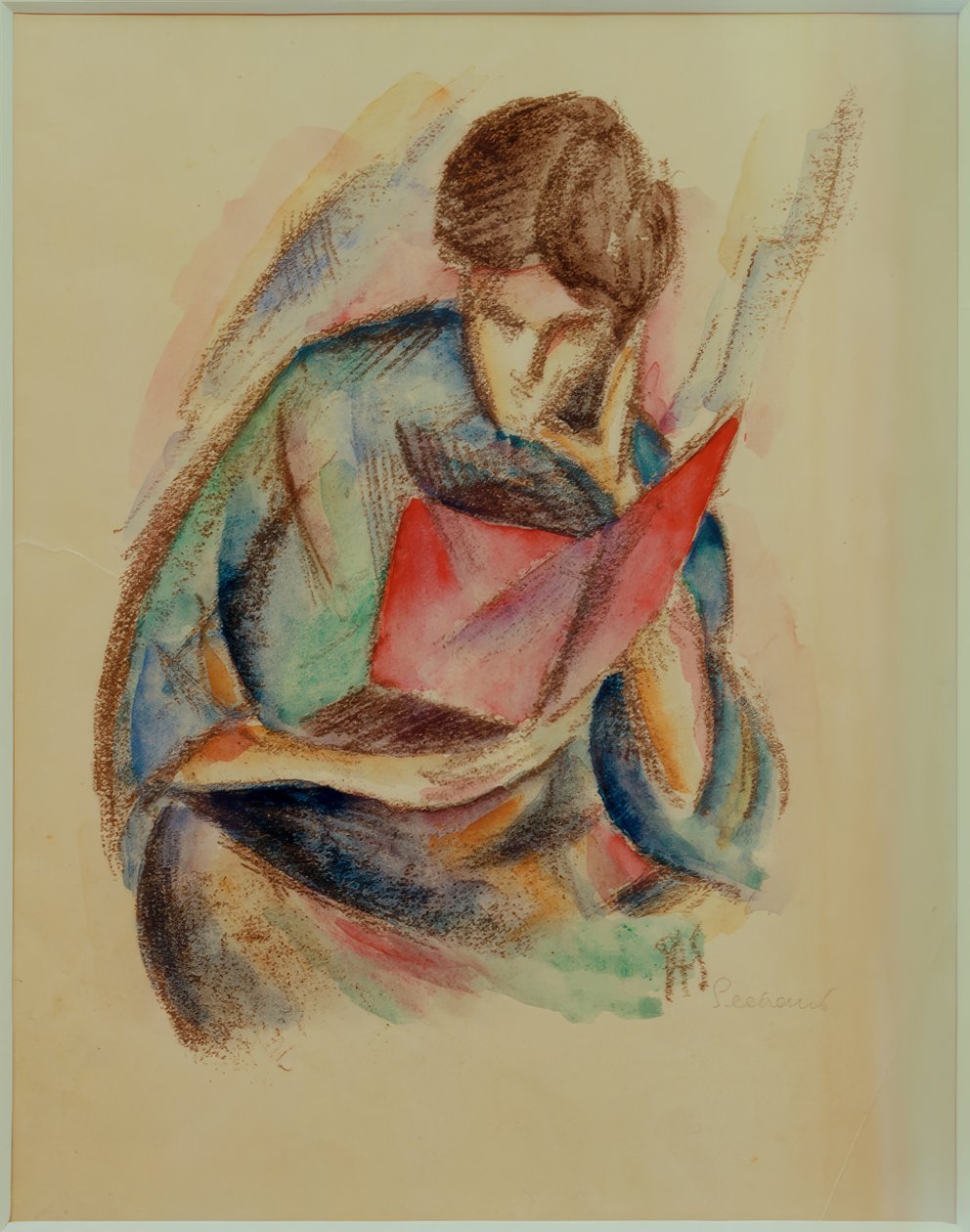 Lesende Frau autorstwa Paul Adolf Seehaus