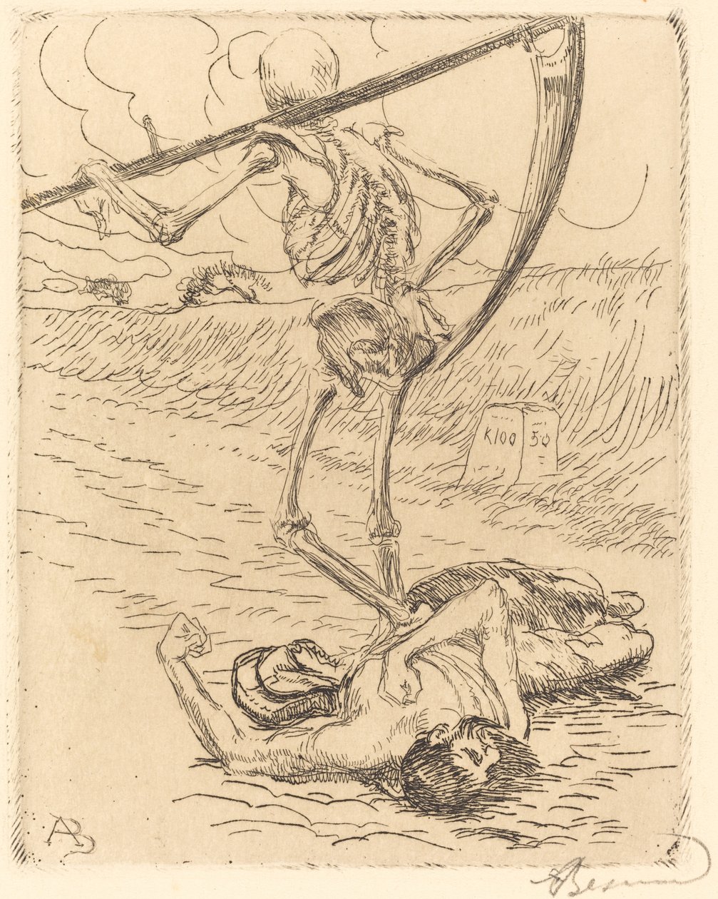 Obojętny Obojętny, 1900. autorstwa Paul Albert Besnard
