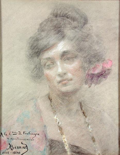 Portret kobiety autorstwa Paul Albert Besnard