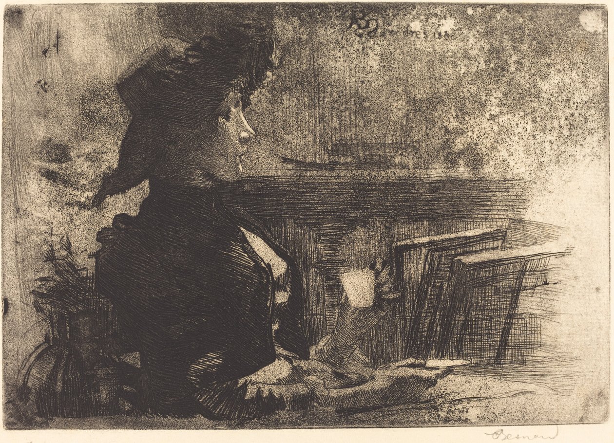 Filiżanka herbaty, 1883. autorstwa Paul Albert Besnard