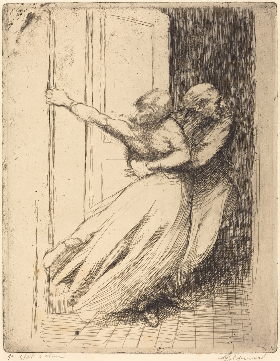 Gwałt Le Viol, c. 1886. autorstwa Paul Albert Besnard