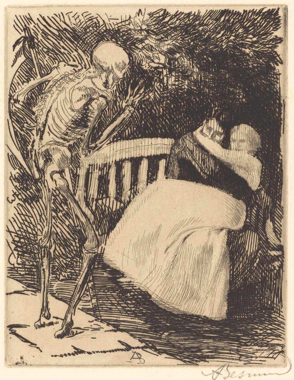 Ostrzeżenie Ostrzeżenie, 1900. autorstwa Paul Albert Besnard