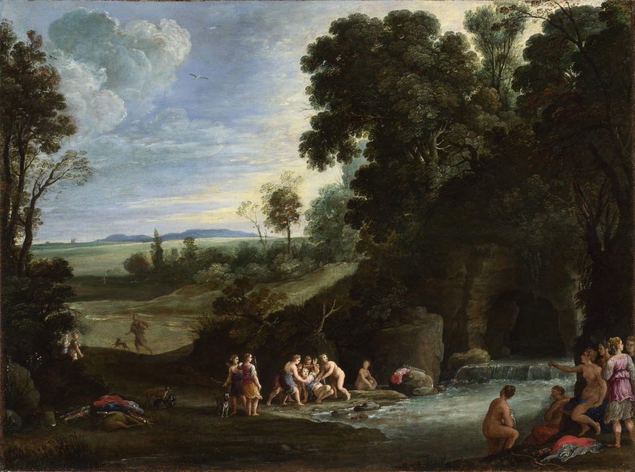 Diana i Kallisto, 1620s autorstwa Paul Brill