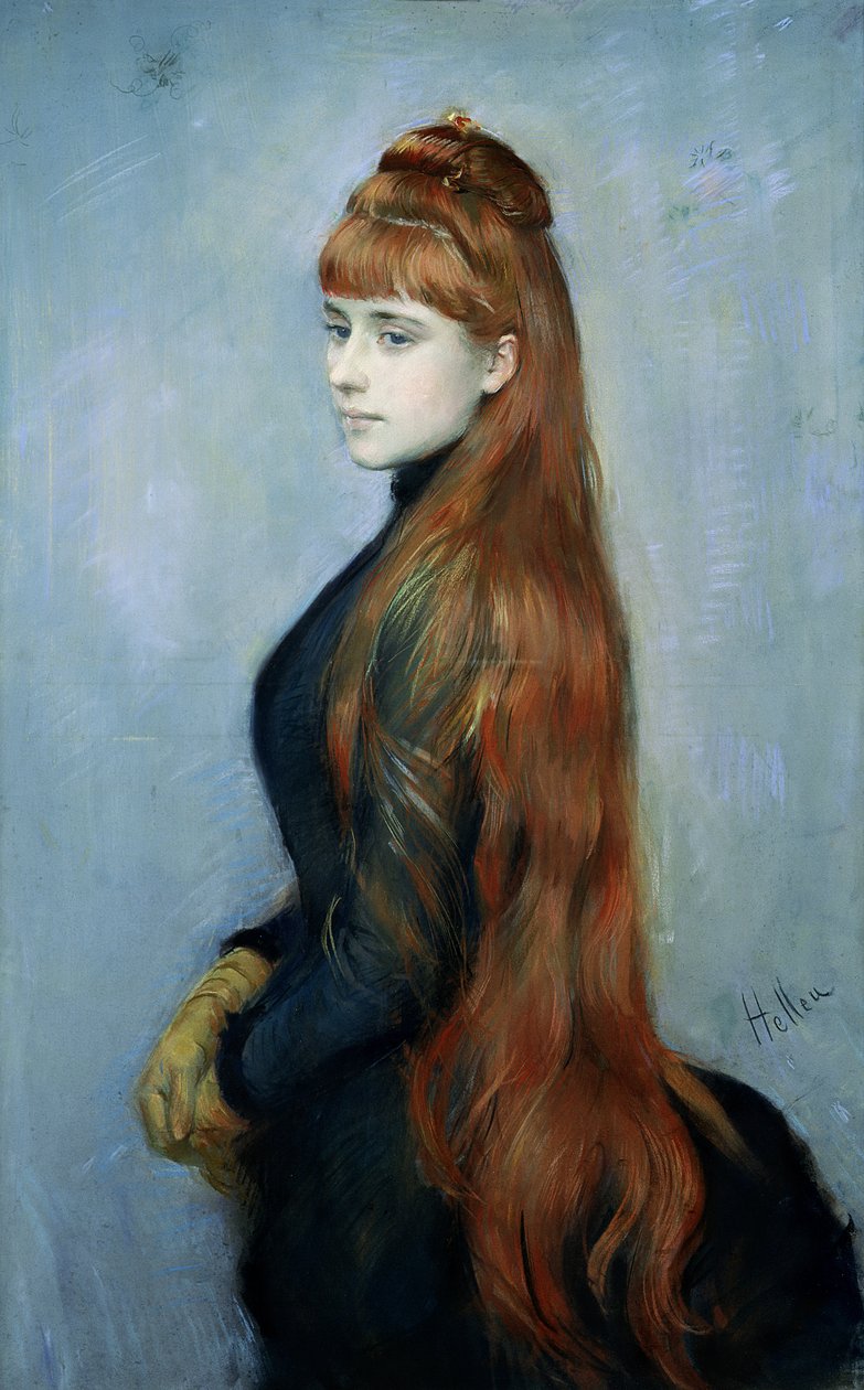 Portret Mademoiselle Alice Guerin autorstwa Paul Cesar Helleu