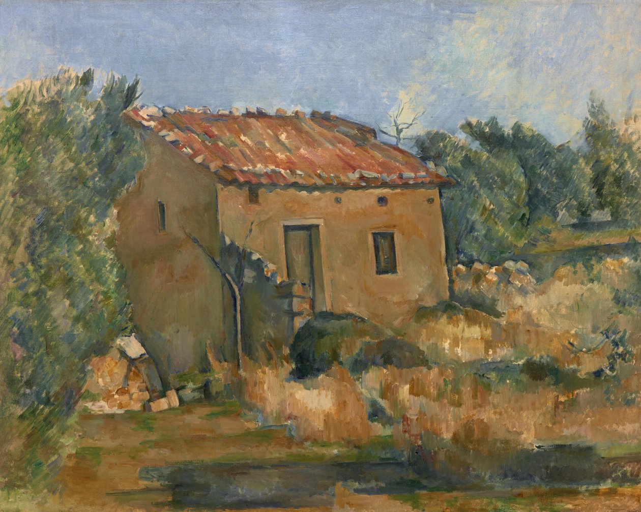 Opuszczony dom w pobliżu Aix-en-Provence autorstwa Paul Cézanne