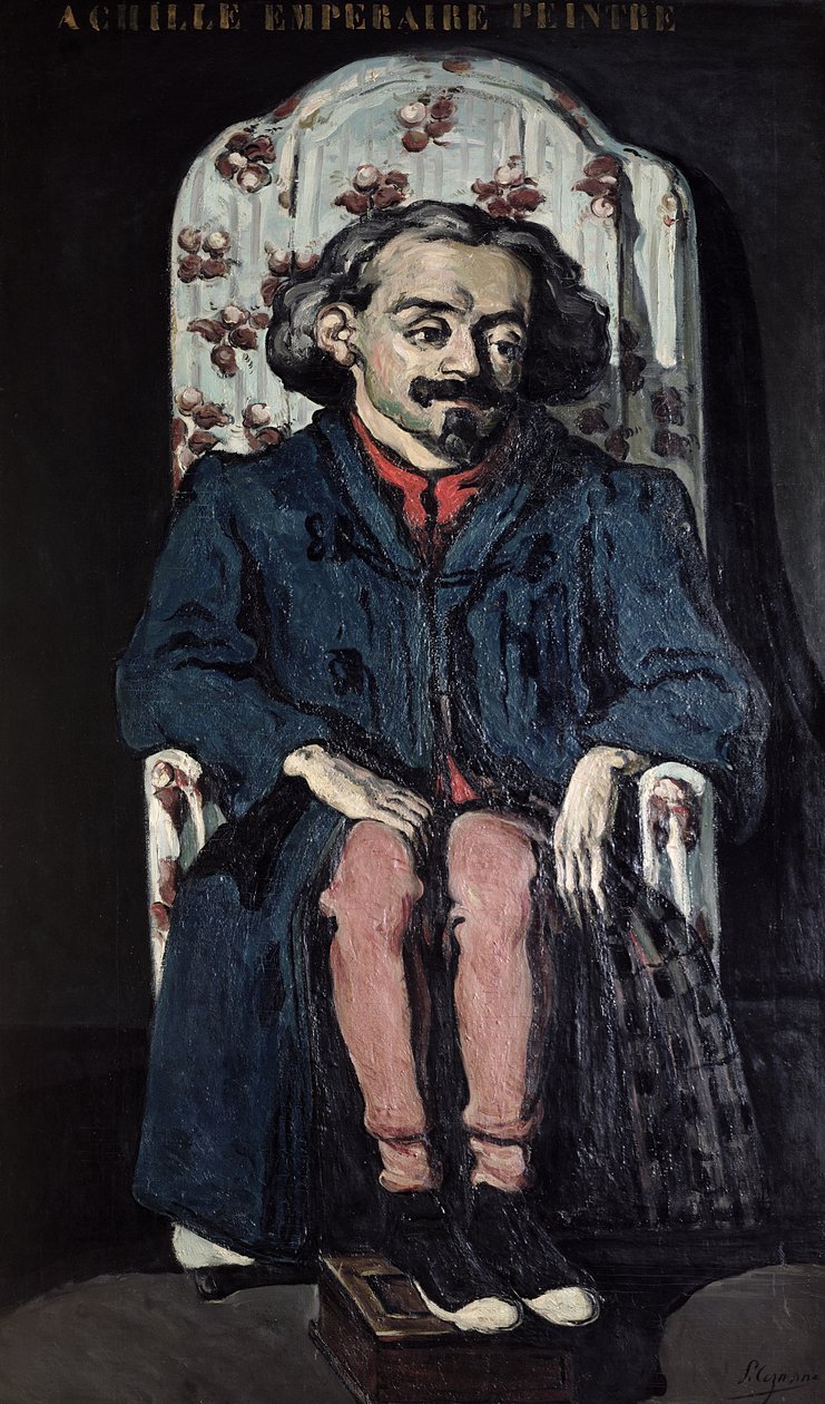 Achille Emperaire (1829-98) c.1868 (olej na płótnie) autorstwa Paul Cézanne