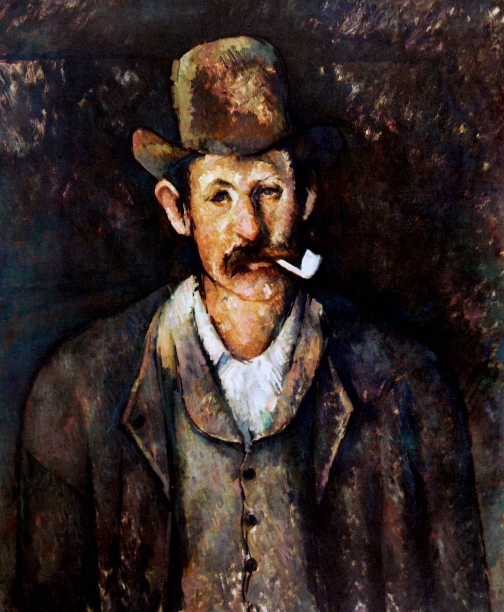 Paul Cézanne „Człowiek z fajką” autorstwa Paul Cézanne