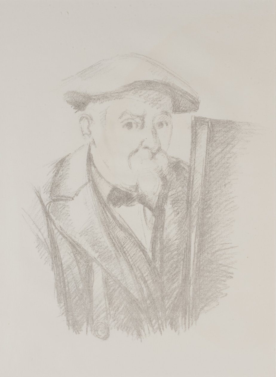Autoportret przed sztalugą autorstwa Paul Cézanne